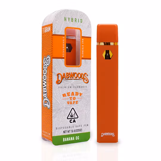 DABWOODS 1 GRAM ALL IN ONE DEVICE BANANA OG