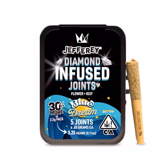 Blue Dream – Jefferey Infused Joint .65g 5 Pack