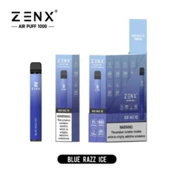 ZENX Air Puff 1000 Puffs Disposable Vape Pen – (Nic 2% 5 Vape/Box)