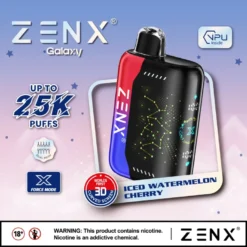 ZENX Galaxy 25000 Puffs 3D Starry Sky Curved Screen Disposable Vape – 28ML(Nic 5 %)