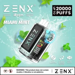 ZENX iBoom 20000 Puffs 6-Level Airflow Control Disposable Vape – 24ML(Nic 2%)