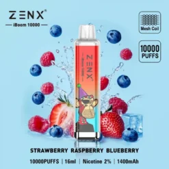 ZENX iBoom 10000 Puffs Disposable Vape – 16ML (Nic 2%)