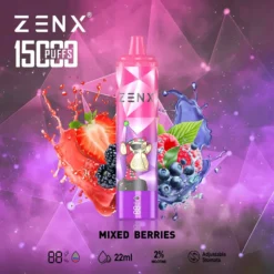 ZENX NFT 15000 Puffs Disposable Vape – 22ML(Nic 2%)