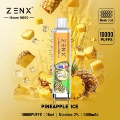 ZENX iBoom 10000 Puffs Disposable Vape – 16ML (Nic 2%)