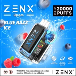 ZENX iBoom 20000 Puffs 6-Level Airflow Control Disposable Vape – 24ML(Nic 2%)